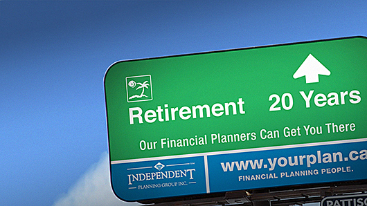 Marketing an independent financial planning company.